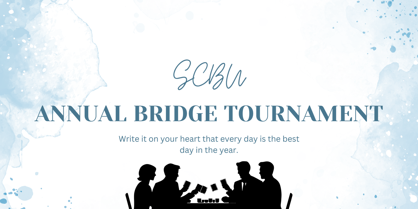 SCBU ANNUAL BRIDGE TOURNAMENT 2026